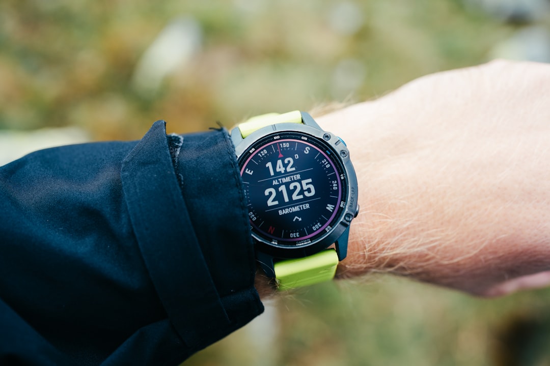 Garmin Epix AMOLED display showing training metrics close-up