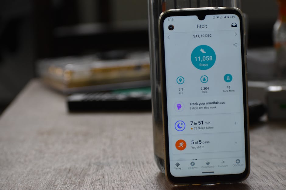 Opal Fitness app interface on smartphone showing workout plan