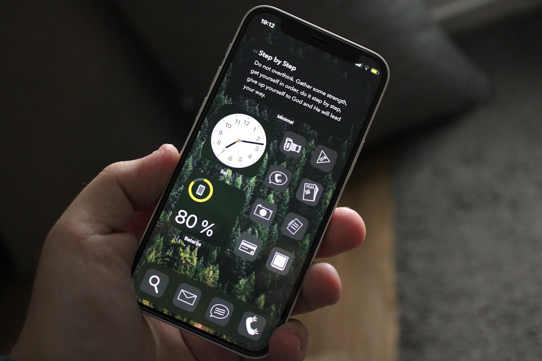 Vital fitness app interface on smartphone home screen