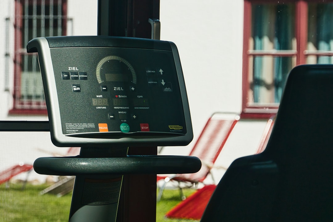 Peloton indoor cycling bike at home