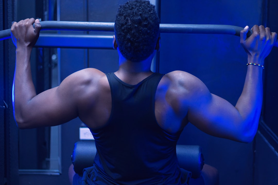 person wearing Opal Ring during workout gym setting