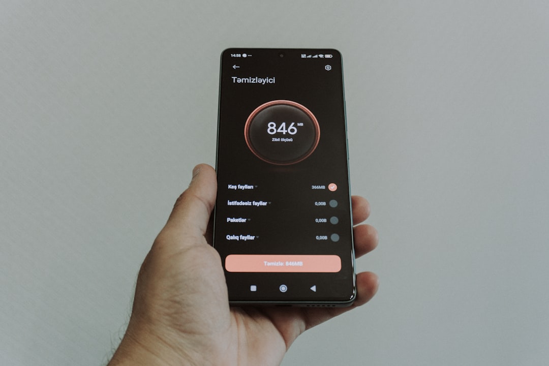 sleep tracking data dashboard on smartphone app