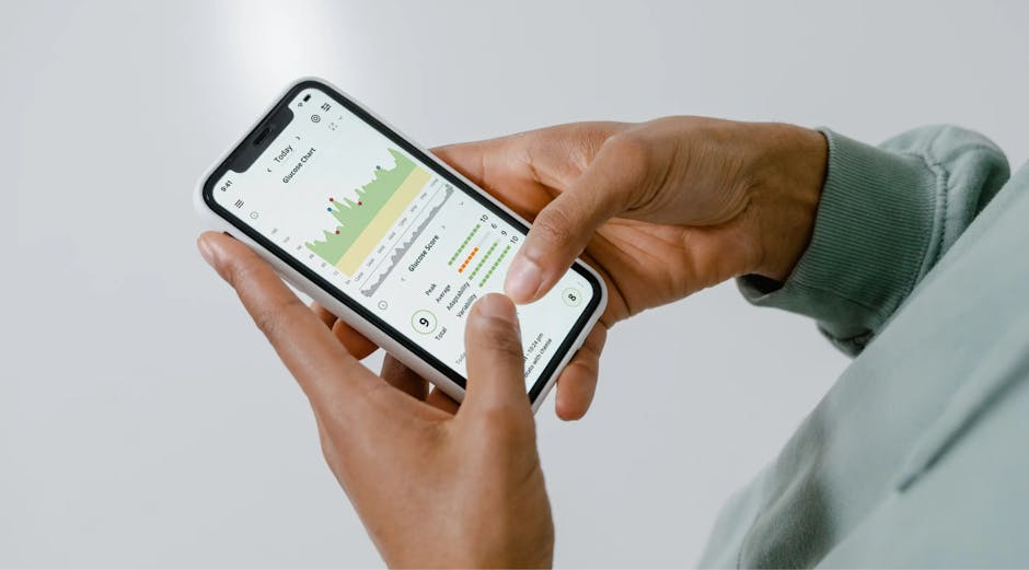 athlete reviewing fitness data on smartphone next to Whoop wearable