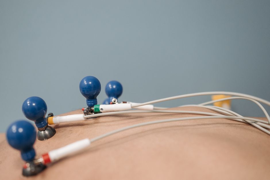 Hexoskin Smart Shirt sensor placement diagram showing chest electrodes and breathing sensors