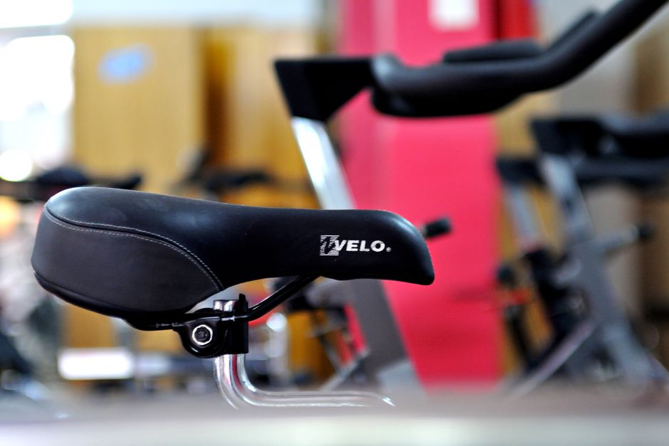 Keiser M3i indoor cycle in a premium home gym setting
