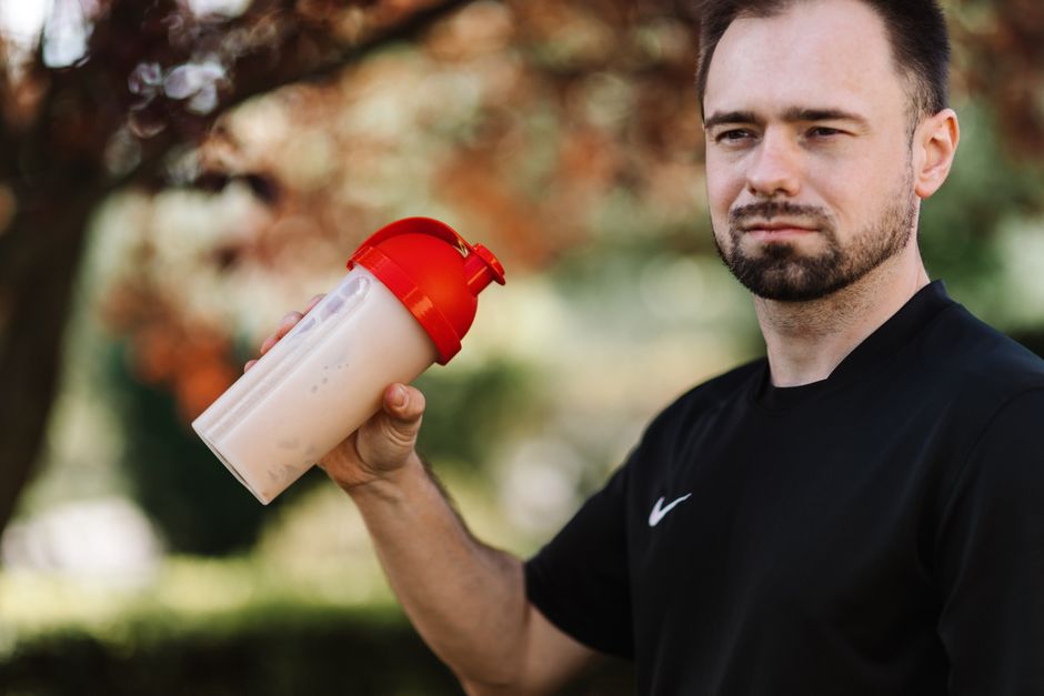 MyProtein protein powder supplement shaker gym bag