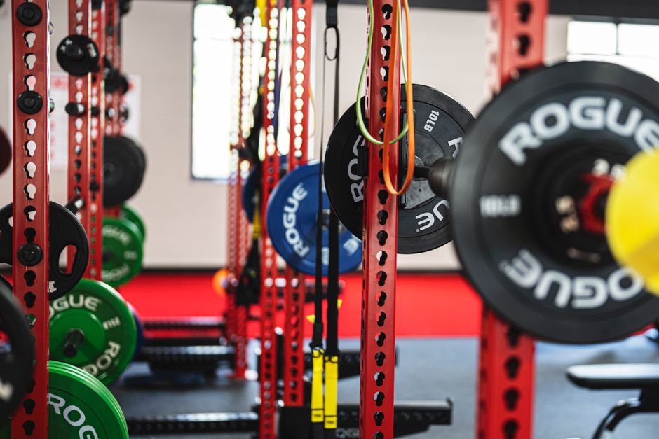 Pulse Fitness modular functional training rig in a PT studio setting