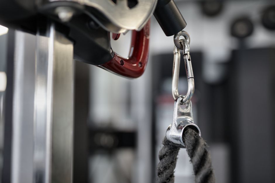 Inspire Fitness FT2 functional trainer cable system close up detail