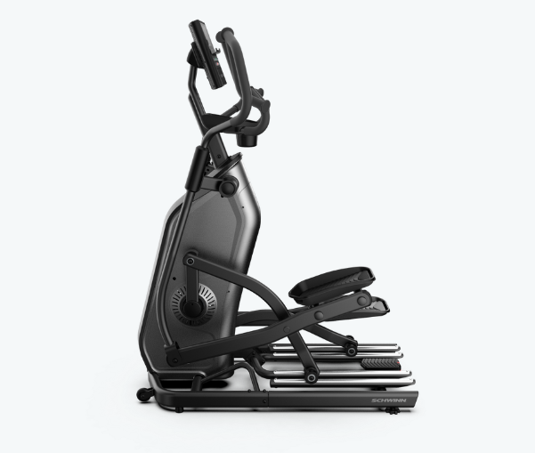 Schwinn 590E elliptical cross trainer, side profile